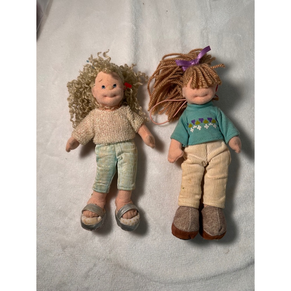 Vintage Ty Beanie Kids Sassy Star and Cool Cassidy Plush Doll Lot 1990s Plushies